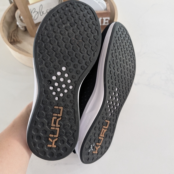 KURU Black and White Slip-On Shoes - Picture 8 of 8